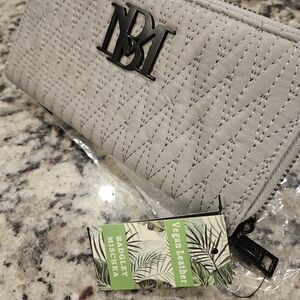 Badgley Mischka Gray Quilted Women's Wallet